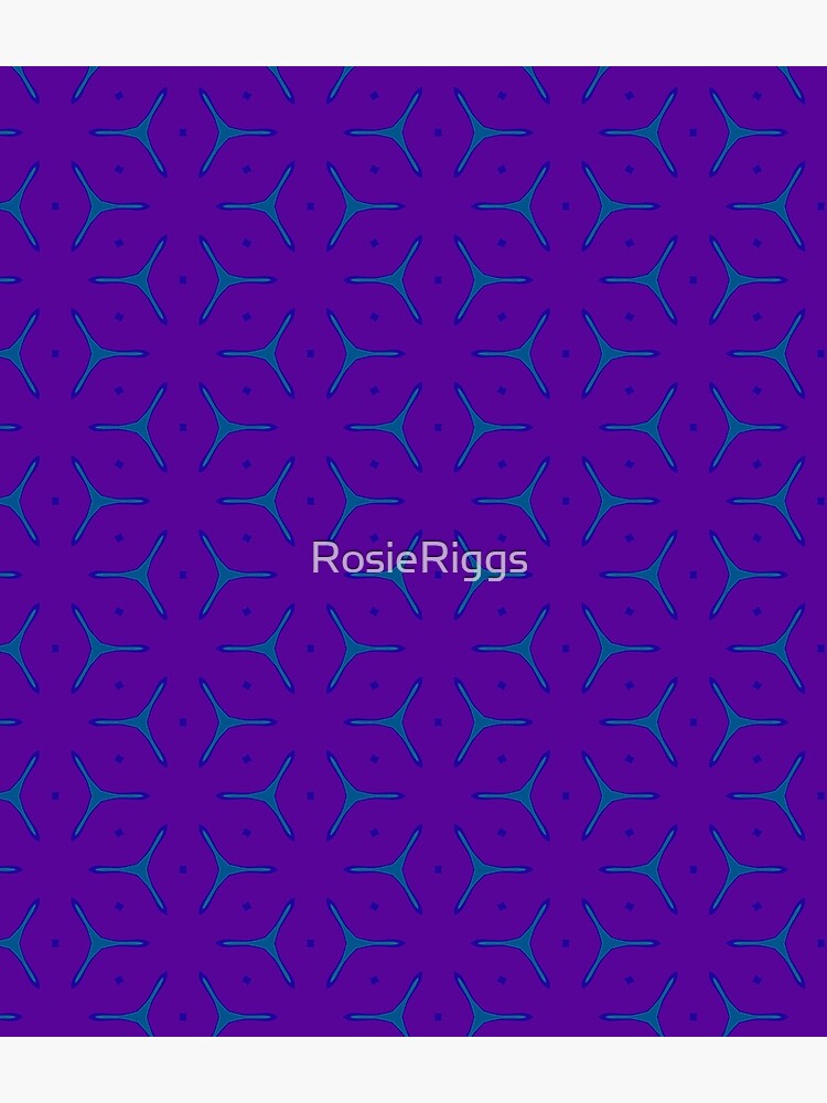 Thumbnail 3 of 3, Backpack, Teal Windmills - Purple Background designed and sold by RosieRiggs.