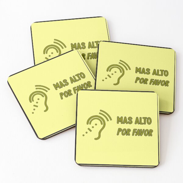 Item preview, Mas Alto Por Favor -Habla Más Fuerte Por Favor - Discapacitados Auditivos designed and sold by ittybittyowl.