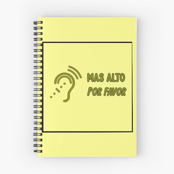 Item preview, Mas Alto Por Favor -Habla Más Fuerte Por Favor - Discapacitados Auditivos designed and sold by ittybittyowl.