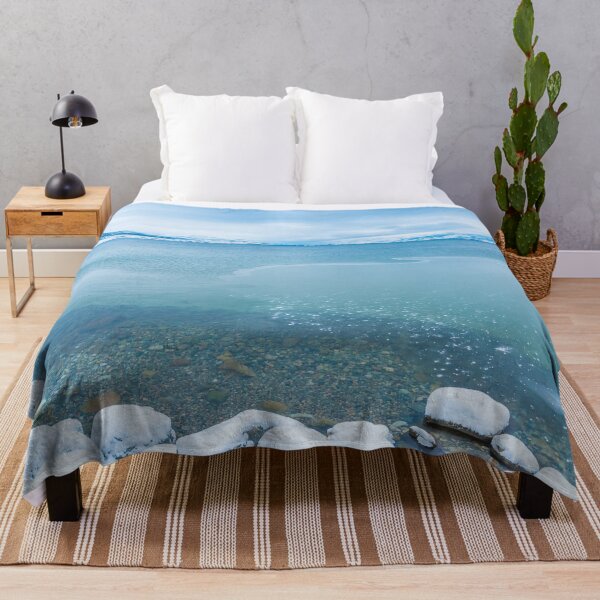 Item preview, Fresh Snow on Lake and Mountains designed and sold by Amy Mitchell.