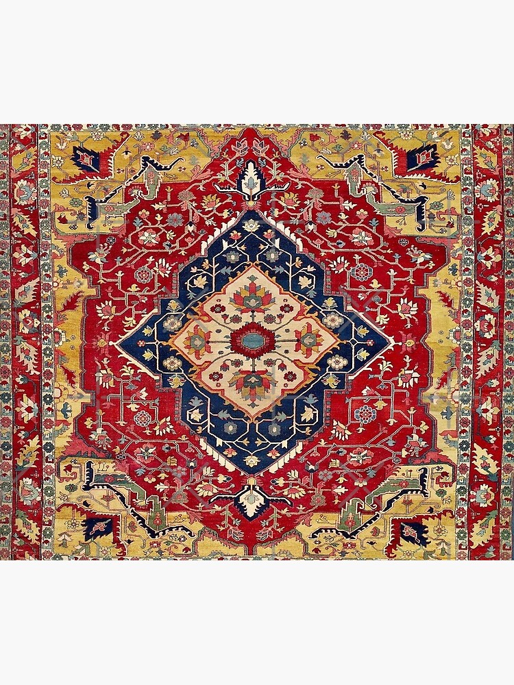 Disover Vintage Antique Persian Carpet Tapestry