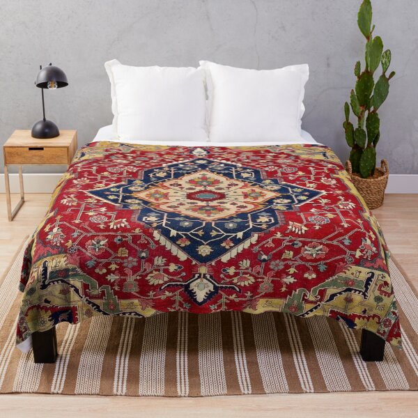 Item preview, Vintage Antique Persian Carpet designed and sold by AnnaAndVibes.