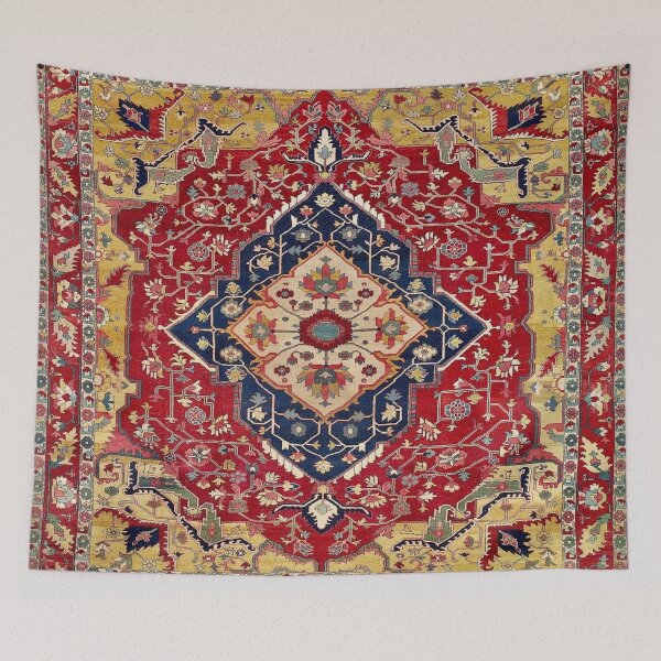 Item preview, Vintage Antique Persian Carpet designed and sold by AnnaAndVibes.