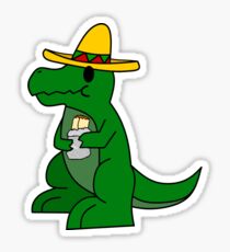 Pegatina Tyrannosaurs Mex