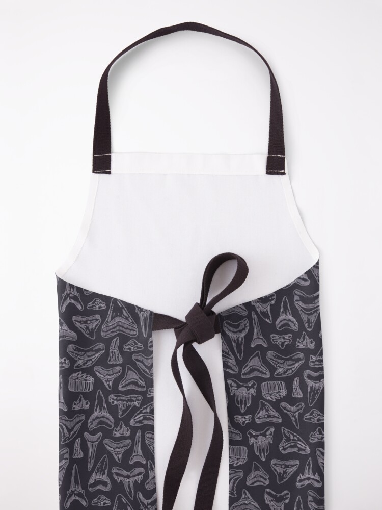 Alternate view of Prehistoric Shark Teeth (Purple) Apron
