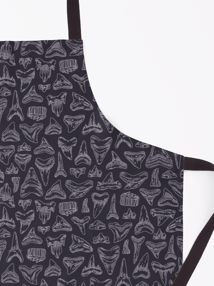 Alternate view of Prehistoric Shark Teeth (Purple) Apron