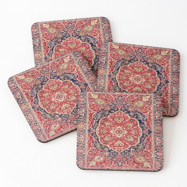 Aperçu de l'œuvre Tapis Persan Antique Vintage créée et vendue par AnnaAndVibes.
