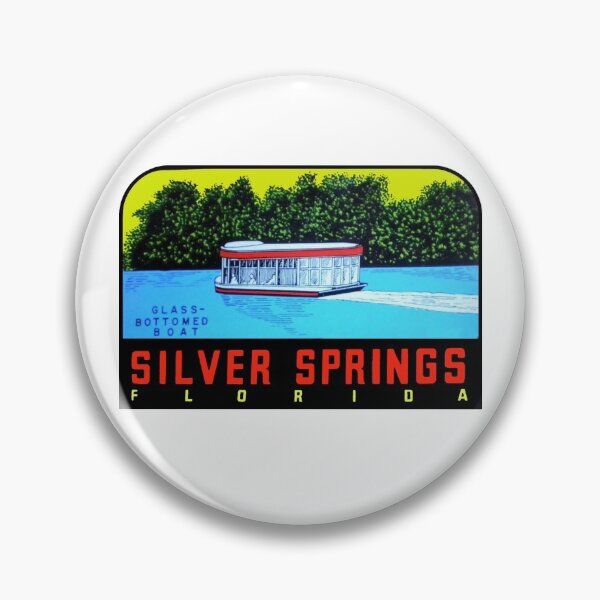 Item preview, Silver Springs Florida Vintage Travel Decal designed and sold by hilda74.