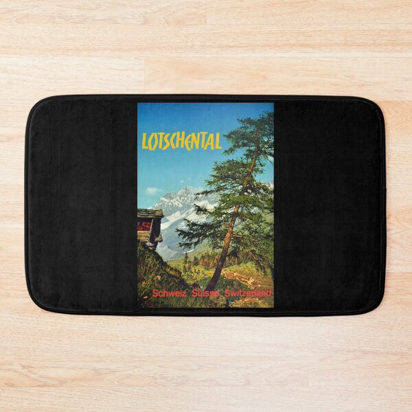 Item preview, Loetschental retro poster designed and sold by CorasPosters.
