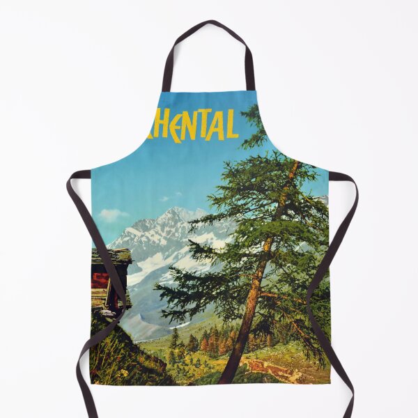 Item preview, Loetschental retro poster designed and sold by CorasPosters.