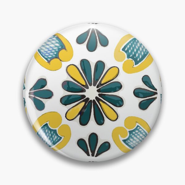 Artikelvorschau, Talavera Green & Gold entworfen und verkauft von Jennifer Geiger Art.