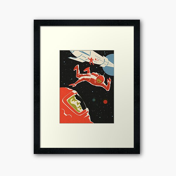 Cosmonaut Framed Art Print