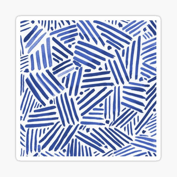 Item preview, Minimalist blue line pattern designed and sold by hillarymoore06.