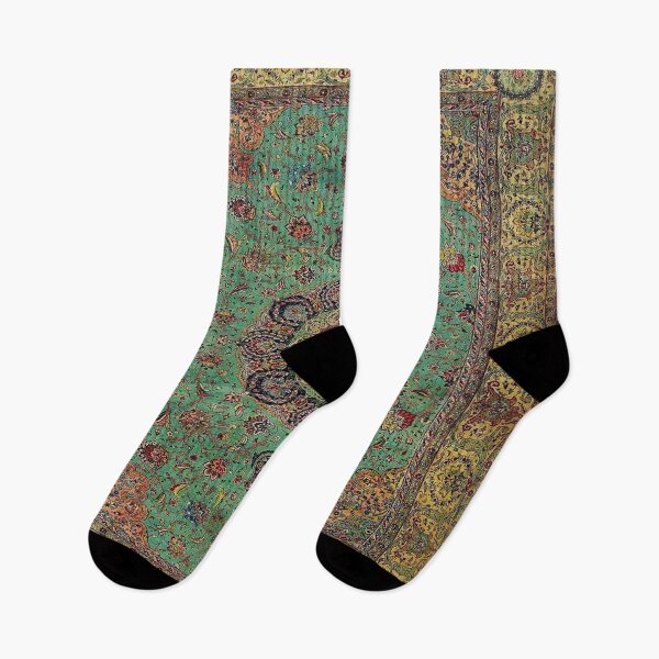 Aperçu de l'œuvre Tapis Persan Antique Vintage créée et vendue par AnnaAndVibes.