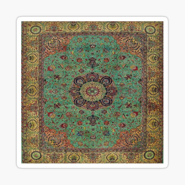 Item preview, Vintage Antique Persian Carpet designed and sold by AnnaAndVibes.