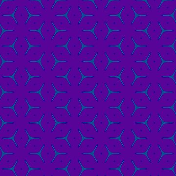 Artwork thumbnail, Teal Windmills - Purple Background by RosieRiggs