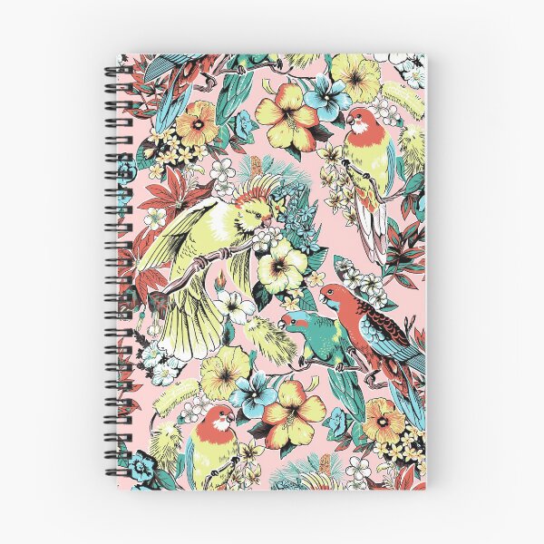 Item preview, Australian Parrots and Flora (Pink) designed and sold by Raqilu Designs.
