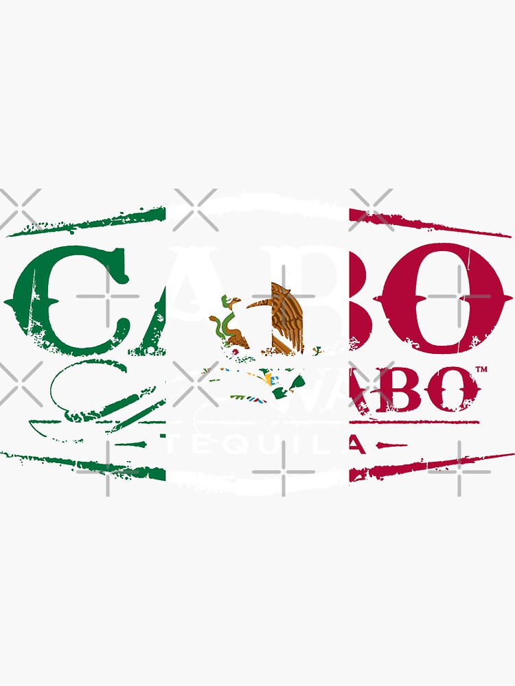 "Cabo wabo mexico flag" Sticker by plonco71 | Redbubble