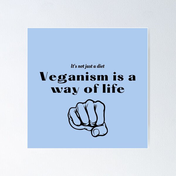 Item preview, it's not just a Diet, Veganism is a way of Life! designed and sold by Millenial Designs.