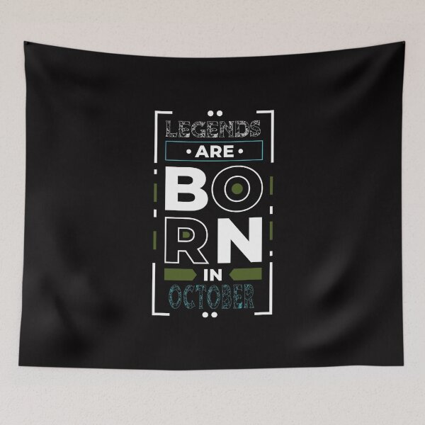 Item preview, Legends Are Born In October designed and sold by cutitoutsir.