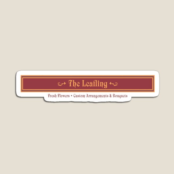 Item preview, The Leafling - The Haunting of Bly Manor Florist Flower Shop designed and sold by mntdoodles.