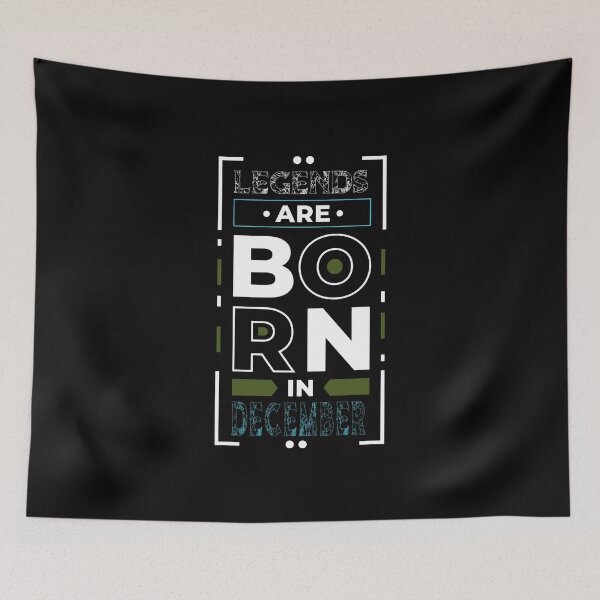 Item preview, Legends Are Born In December designed and sold by cutitoutsir.