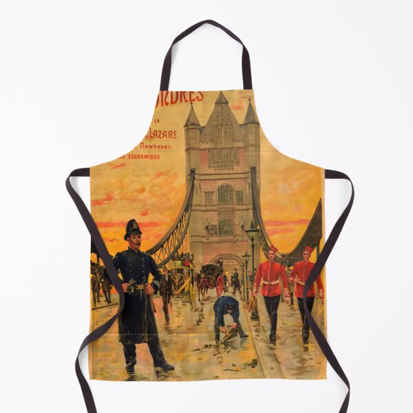 Item preview, Paris Londres retro poster designed and sold by CorasPosters.