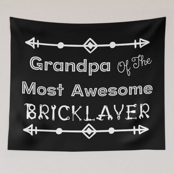 Item preview, Grandpa Of The Most Awesome Bricklayer | Tradies designed and sold by SerendipityNow.