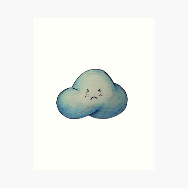 Item preview, Sad Rain Cloud designed and sold by DaughertyDraws.