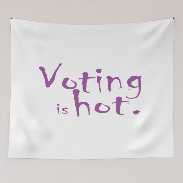 Item preview, Voting is hot designed and sold by Leous.