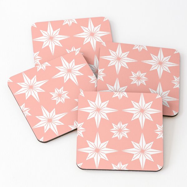 Item preview, Peach star pattern designed and sold by nelmski.