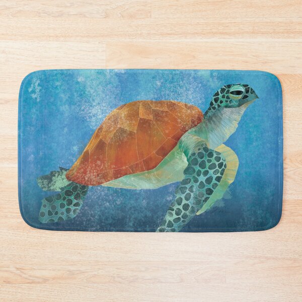 Item preview, Green Sea Turtle - with background designed and sold by TrevorIrvin.