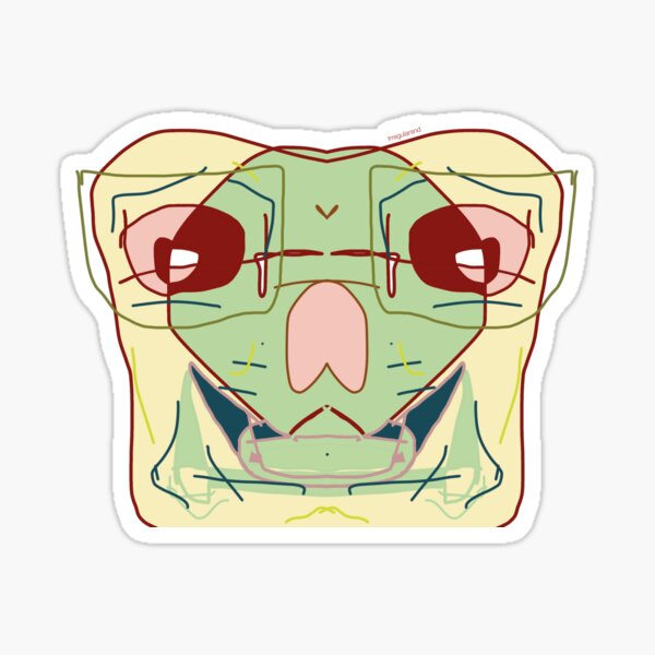 I feel beat up. Sticker