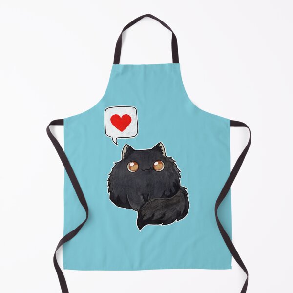 Item preview, Poofy black cloud kitty designed and sold by ArtOfBianca.