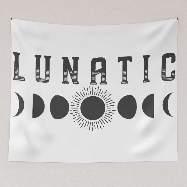 Item preview, Lunatic, Moon Lover Print - Moon Cycles designed and sold by elevens.