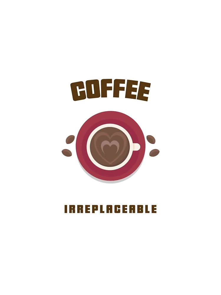 Thumbnail 5 of 5, A-Line Dress, Coffee Irreplaceable designed and sold by VibeCraft Design.