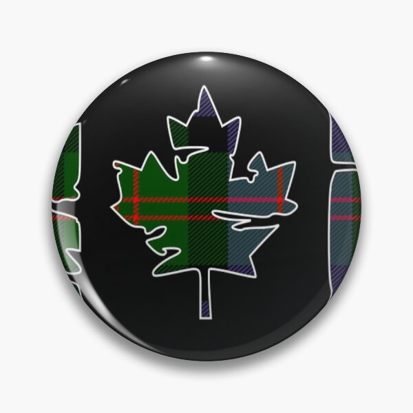 Item preview, Clan Blair Canadian Flag Tartan designed and sold by BagTown Clans.
