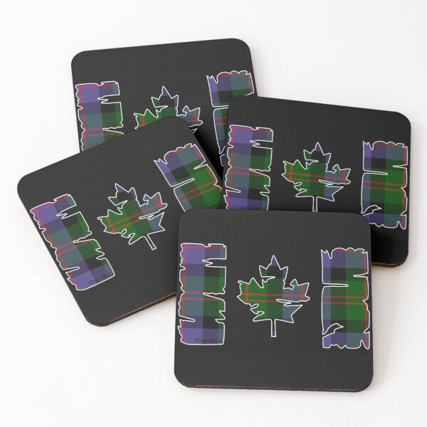 Item preview, Clan Blair Canadian Flag Tartan designed and sold by BagTown Clans.
