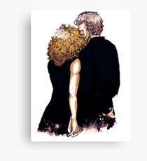 River/Twelve Sketch Canvas Print
