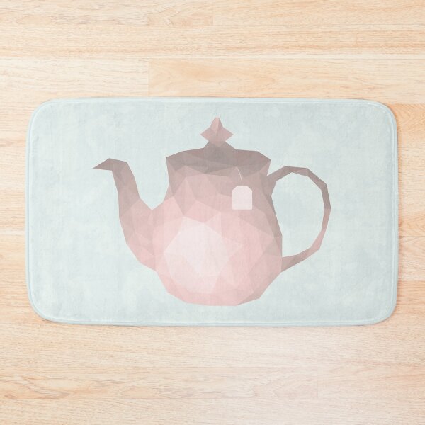 Item preview, Teapot tea time (pink) designed and sold by frangipaniarts.