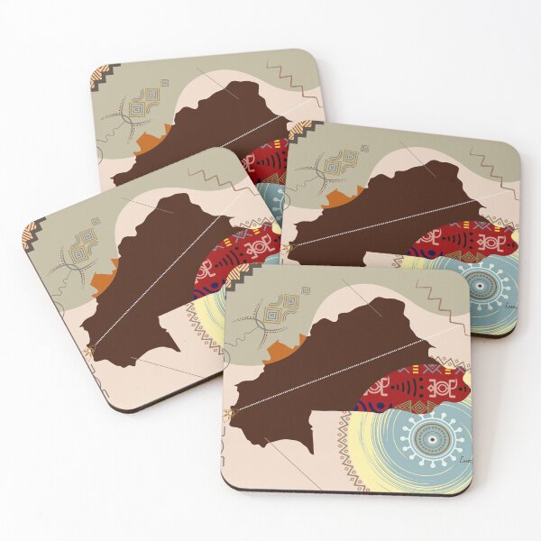 Item preview, Burkina Faso Stylized designed and sold by lanrestudio.