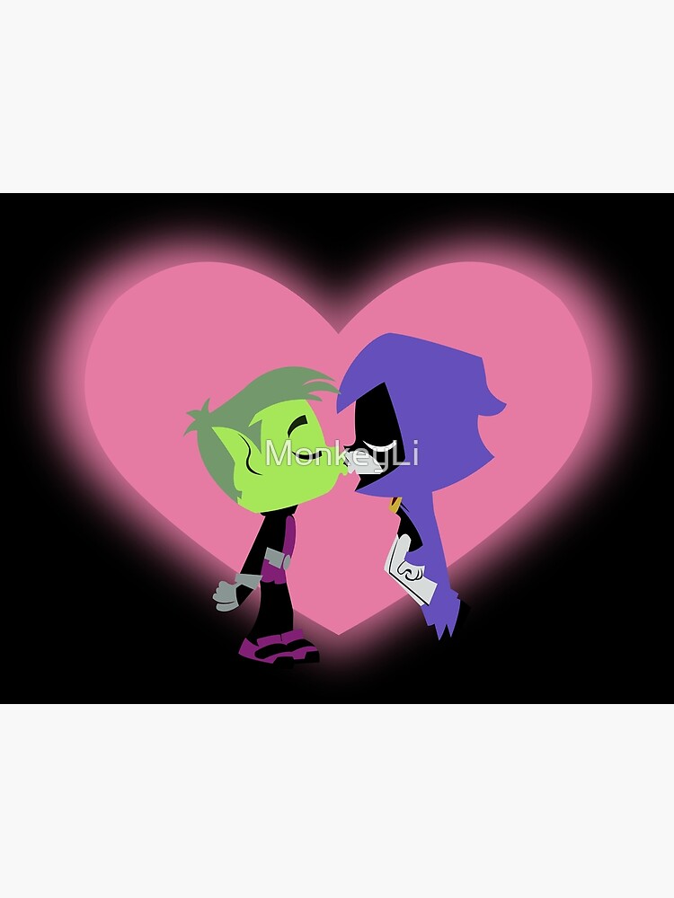 Beastboy x Raven kiss