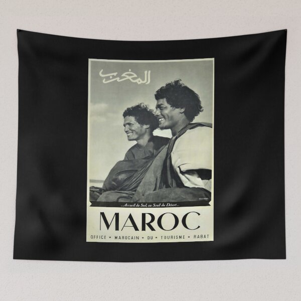 Artikelvorschau, Maroc retro poster entworfen und verkauft von CorasPosters.