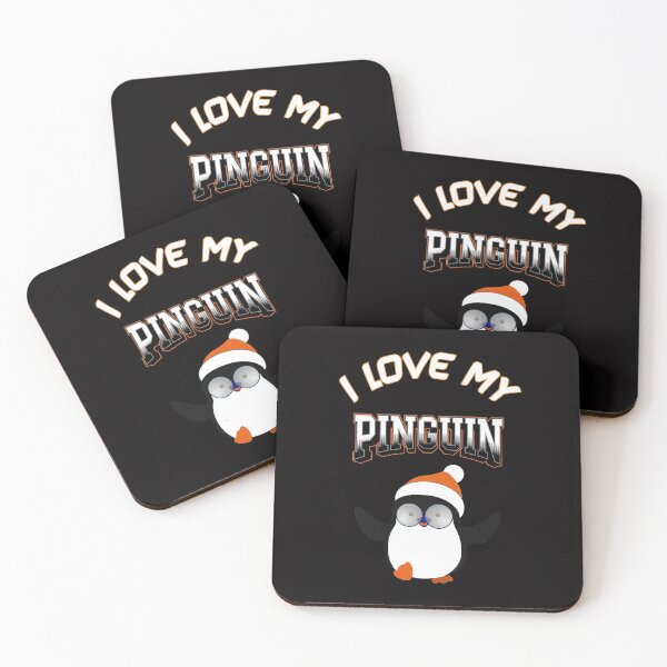 Item preview, I Love My Penguin: Funny Penguin With Sunglasses designed and sold by cutitoutsir.