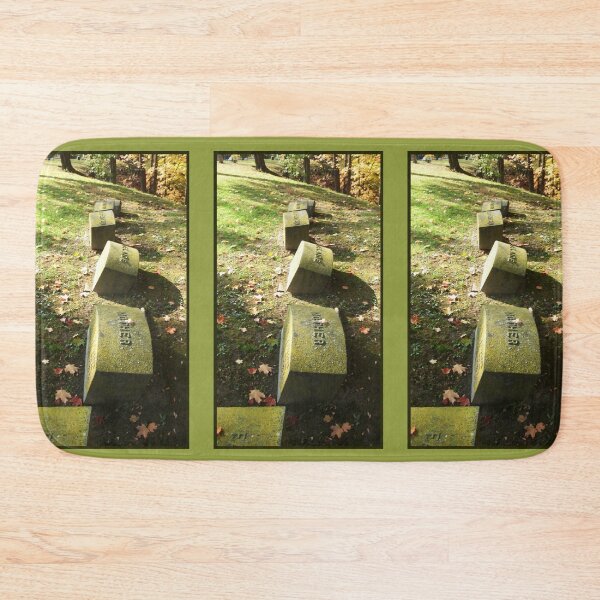 Item preview, Family Plot, Tombstone Photography, Fall Cemetery by Courtney Hatcher designed and sold by cghatcherart.