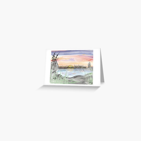 Boundary Waters Sunset Greeting Card