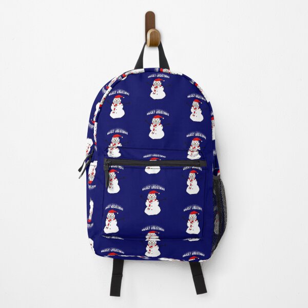 Item preview, Merry Quarantine Christmas Snowman blue designed and sold by oxoxoxo.