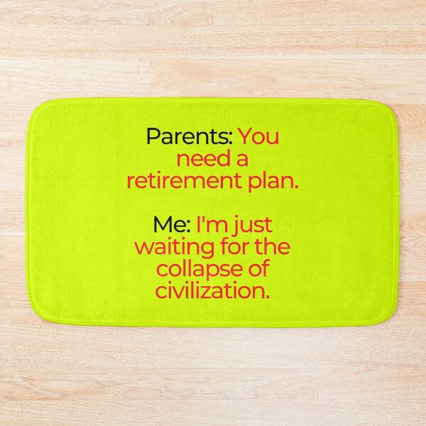 Item preview, Millennial Retirement Plan: The Collapse Of Civilization designed and sold by mind-illusions.