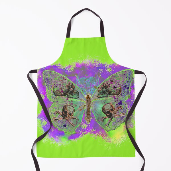 Item preview, Trippy Psychedelic Skull Butterfly designed and sold by TheBearandBunny.