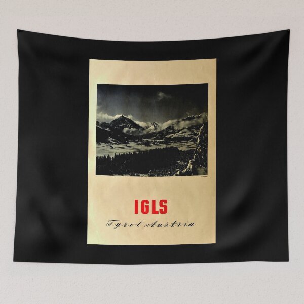 Aperçu de l'œuvre Igls poster retro créée et vendue par CorasPosters.